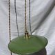 Vintage suspension pair in enamelled sheet metal retro factory style