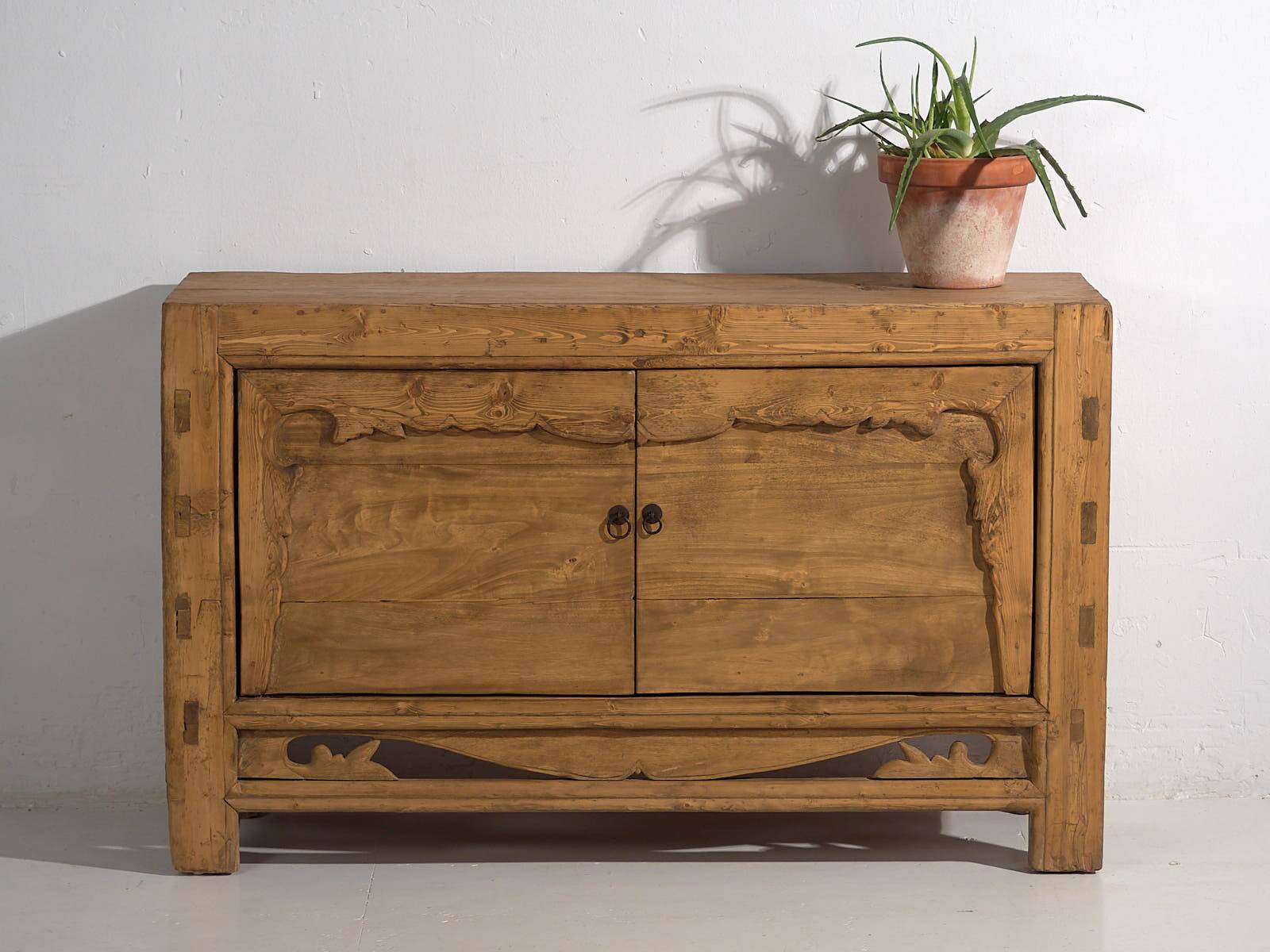 Small antique two-door sideboard (c.1900) #4