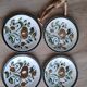 Set of 4 Argenteuil Boch plates 1966