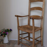 Straw armchair