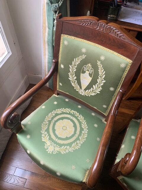 Armchairs empire mahogany era