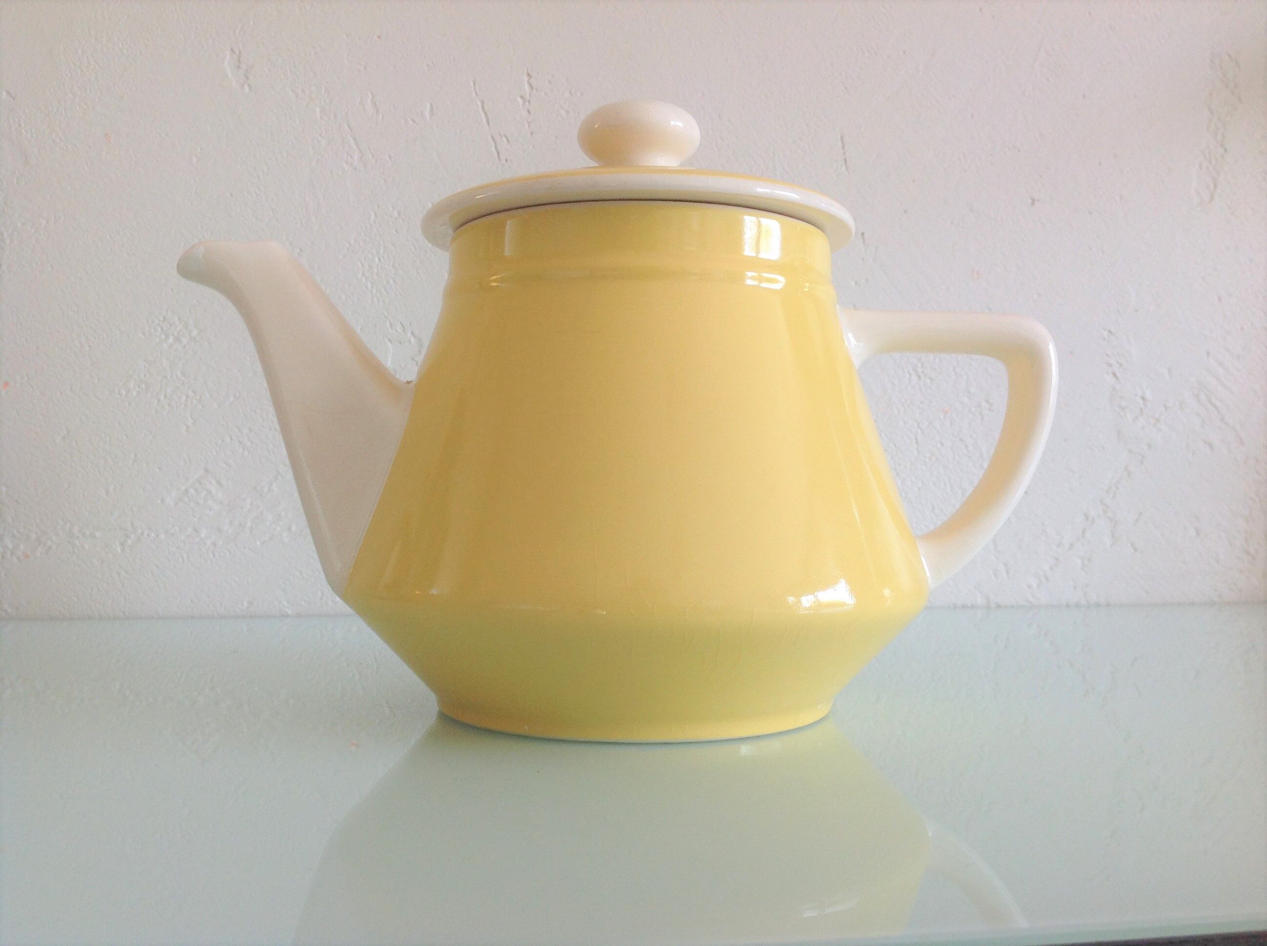 Yellow teapot by Villeroy - Boch vintage 50s-60s
