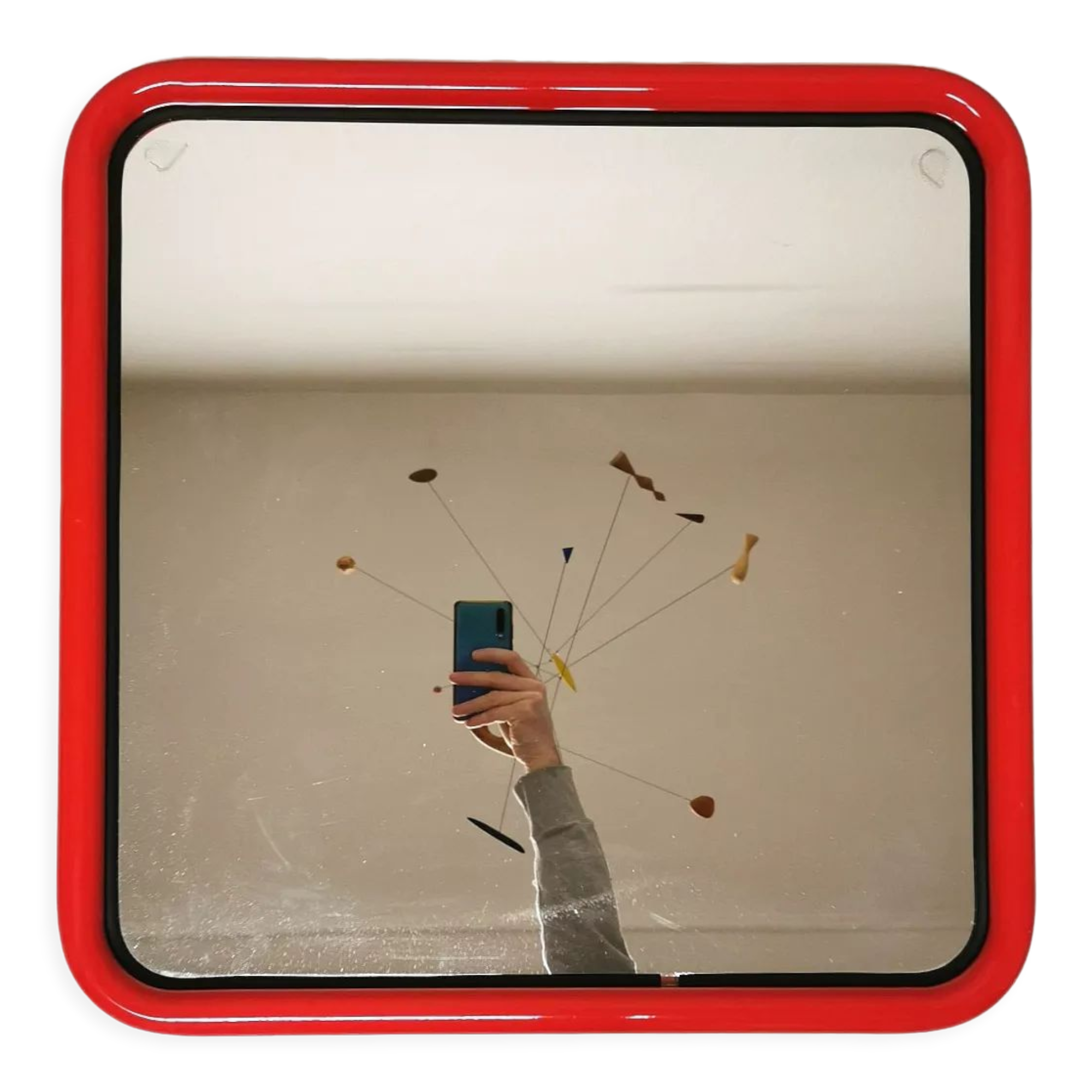 Post-modern square mirror 1980/90