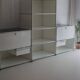 Lot 3 meubles design : usm haller blanc : 1 colonne 2 modules
