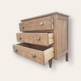 Commode vintage aerogommée à 3 tiroirs