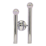 Vintage chrome tube wall lamp