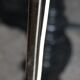 White and chrome floor lamp