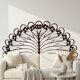 Large "Peacock" rattan headboard – Peacock model – France, 1970s