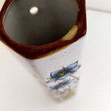 vintage exagonal wall vase pattern flowers from the countryside