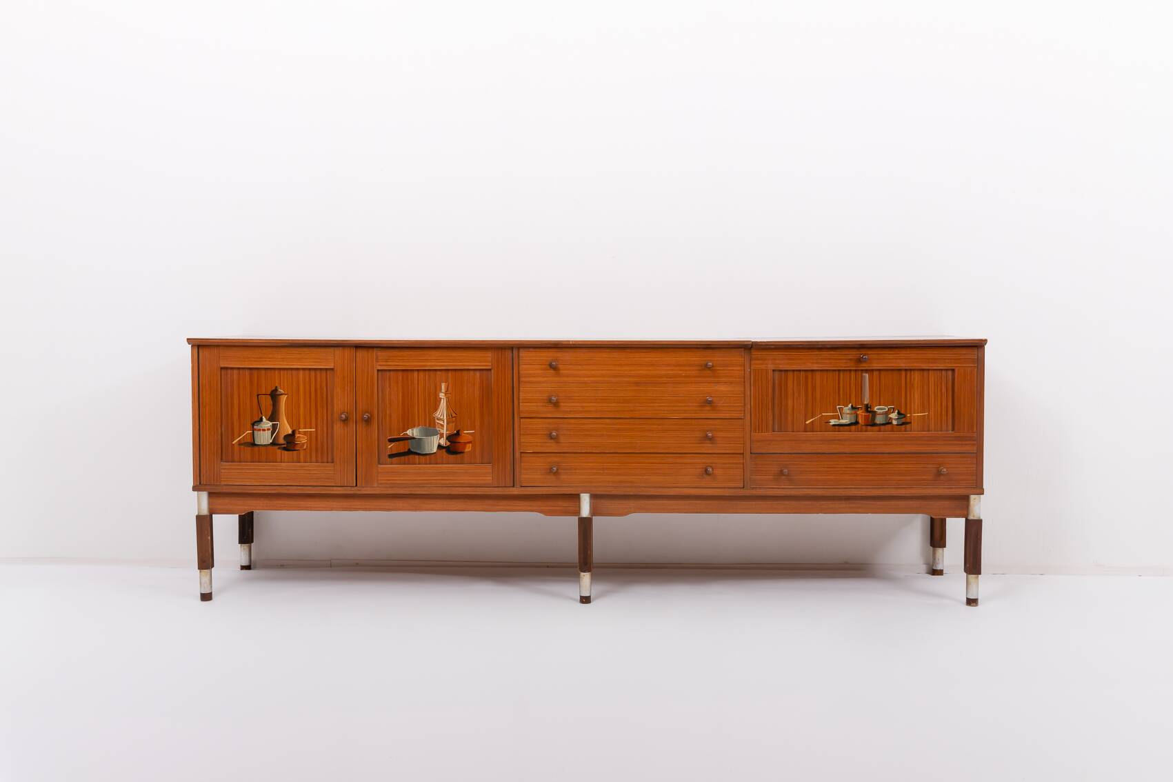 Buffet italien moderne du milieu du siècle, 1950