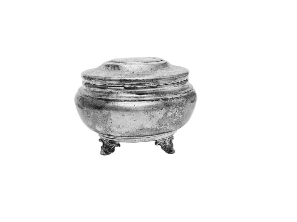 Art Deco silver sugar bowl, 1950s