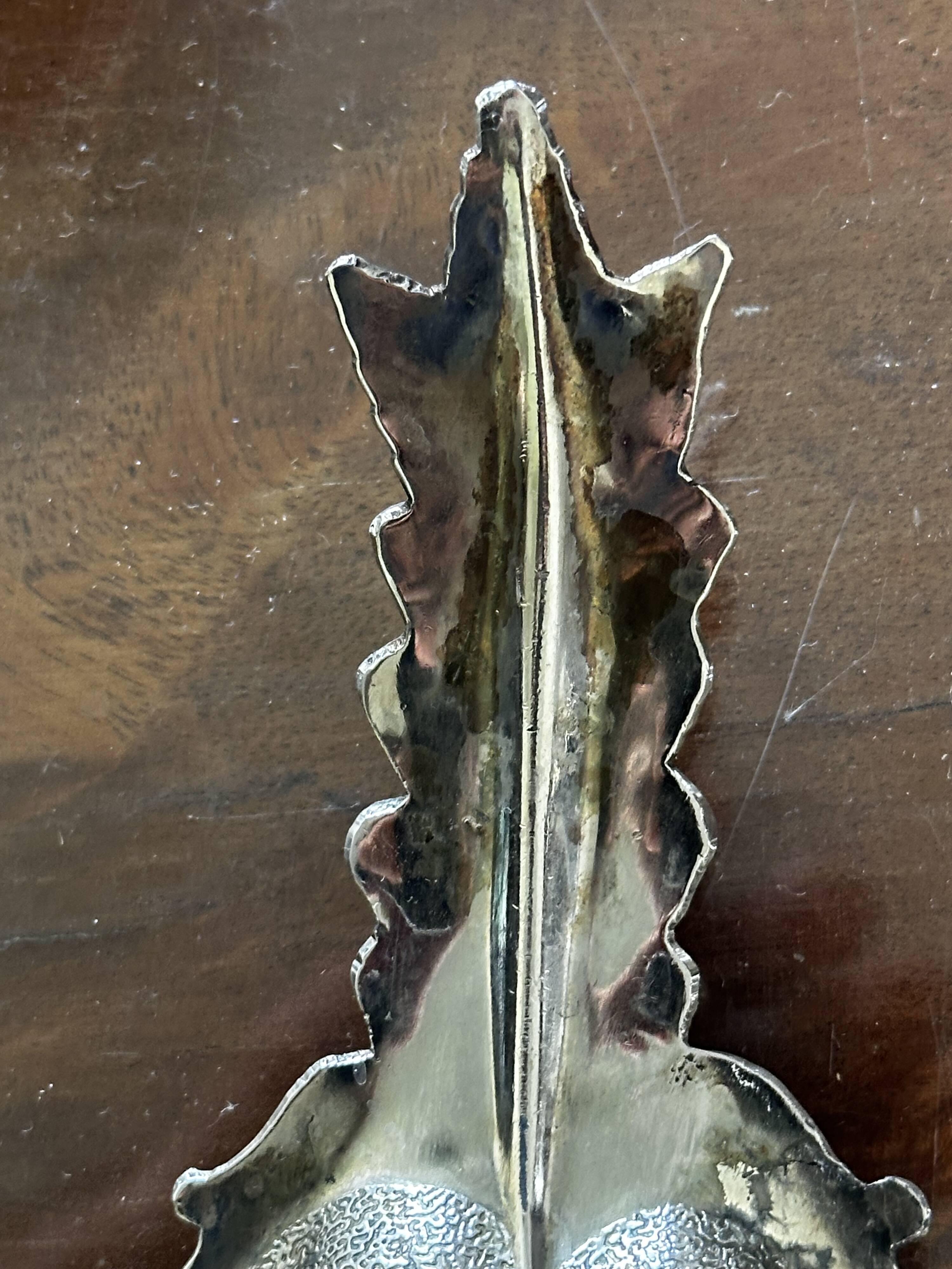 Silver-plated metal pineapple trinket tray, 1970