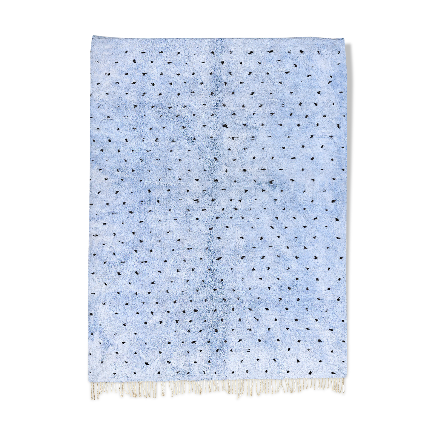Modern Moroccan carpet blue