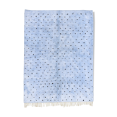Modern Moroccan carpet blue