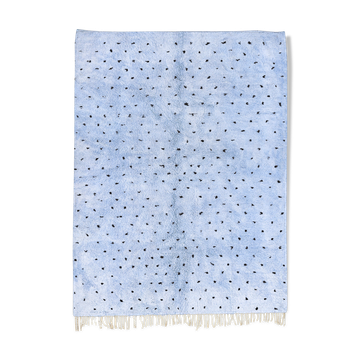 Modern Moroccan carpet blue