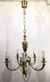 Louis XVI Bronze Chandelier 5 Lights