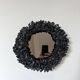 Contemporary French ceramic mirror, Bosco by Renzo Maar.