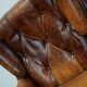 Fauteuil club vintage hollandais en cuir