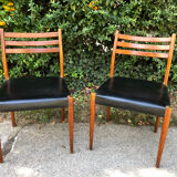 Pair of Scandinavian chairs