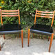 Paire de chaises scandinaves
