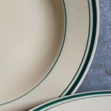 Four plates l'Amandinoise de Saint-Amand ancient