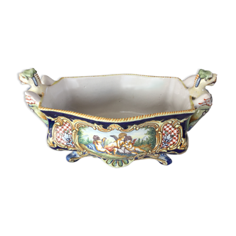 Ancient nevers earthenware planter