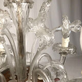 Murano glass chandelier with four arms of light, late nineteenth century