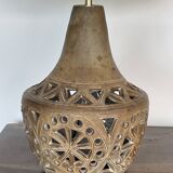 Sandstone lamp signed agnes escala