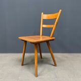 Set of eight german stick chairs from the 1950