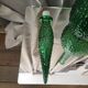 Bottle empoli genie bubble green made in italy