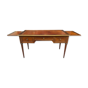 bureau plat en acajou