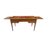 Flat mahogany desk in louis XVI style