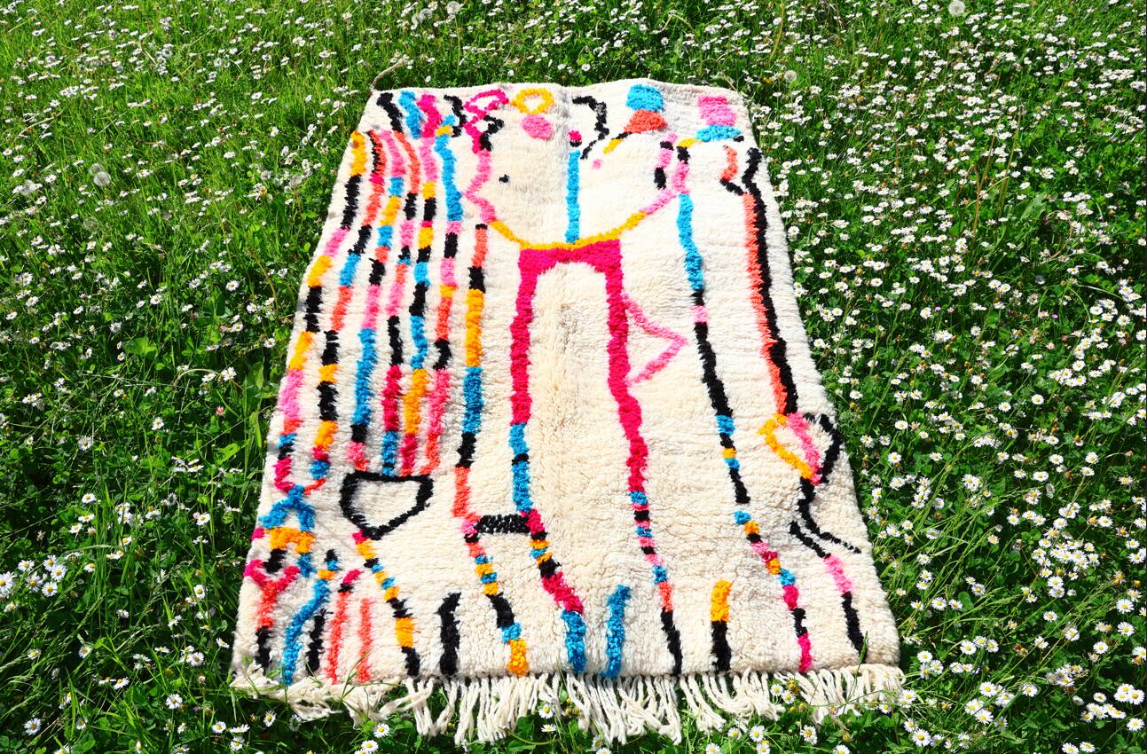 Authentic Azilal Berber rug - 1.5 x 1 m - Handwoven