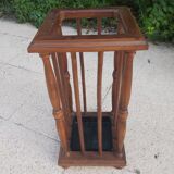 Vintage wooden umbrella holder