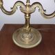 Solid bronze hot water bottle lamp