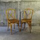 2 chaises gyf, bistrot assises bois, 1935