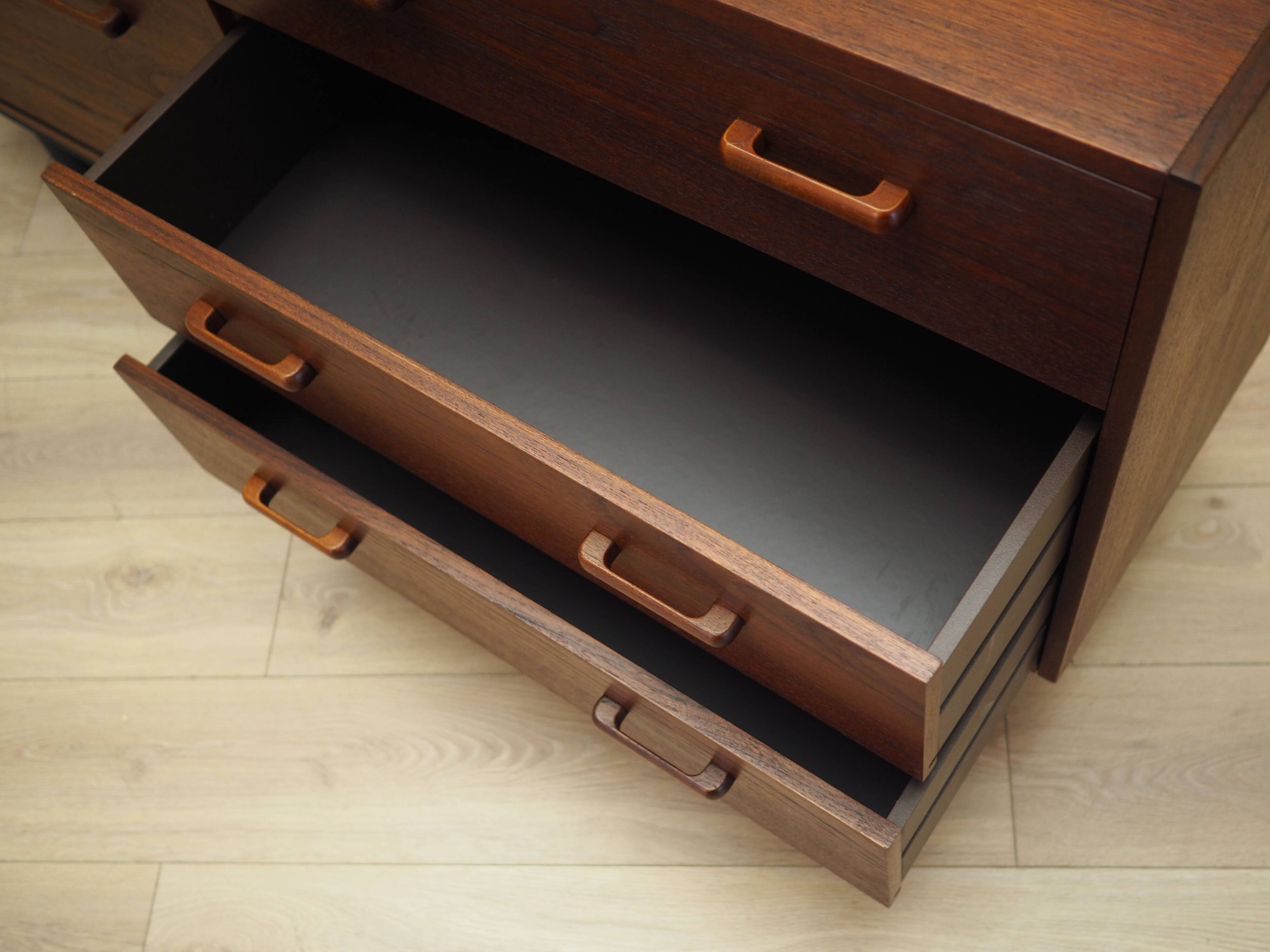 Danish teak chest of drawers, 1970s