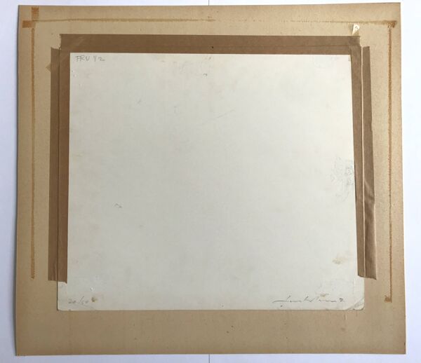 Günter FRUHTRUNK Sans titre, 1960. Sérigraphie originale signée au crayon