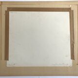 Günter FRUHTRUNK Untitled, 1960. Original screenprint signed in pencil
