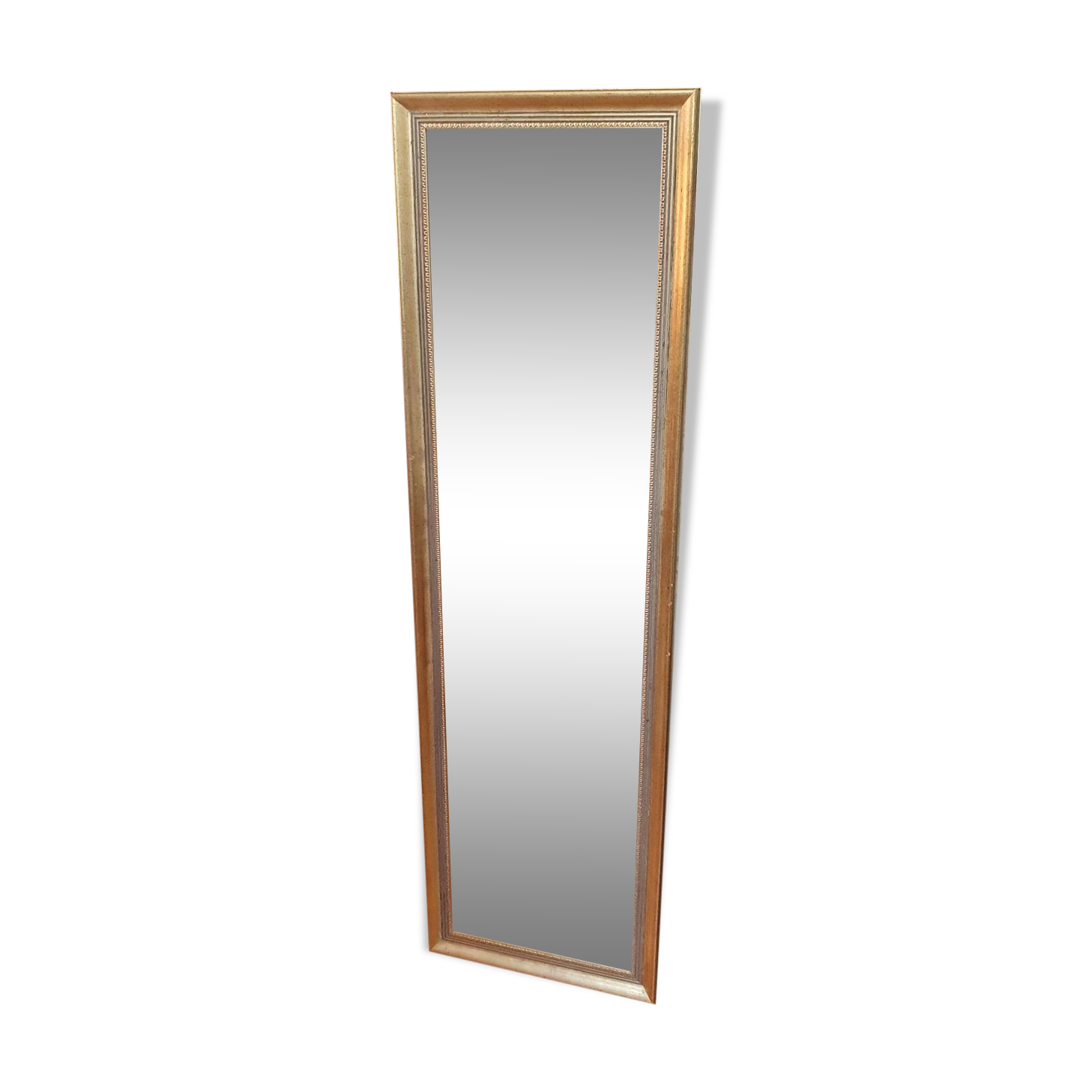 Gold beveled mirror