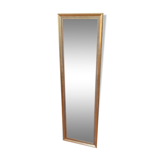 Gold beveled mirror