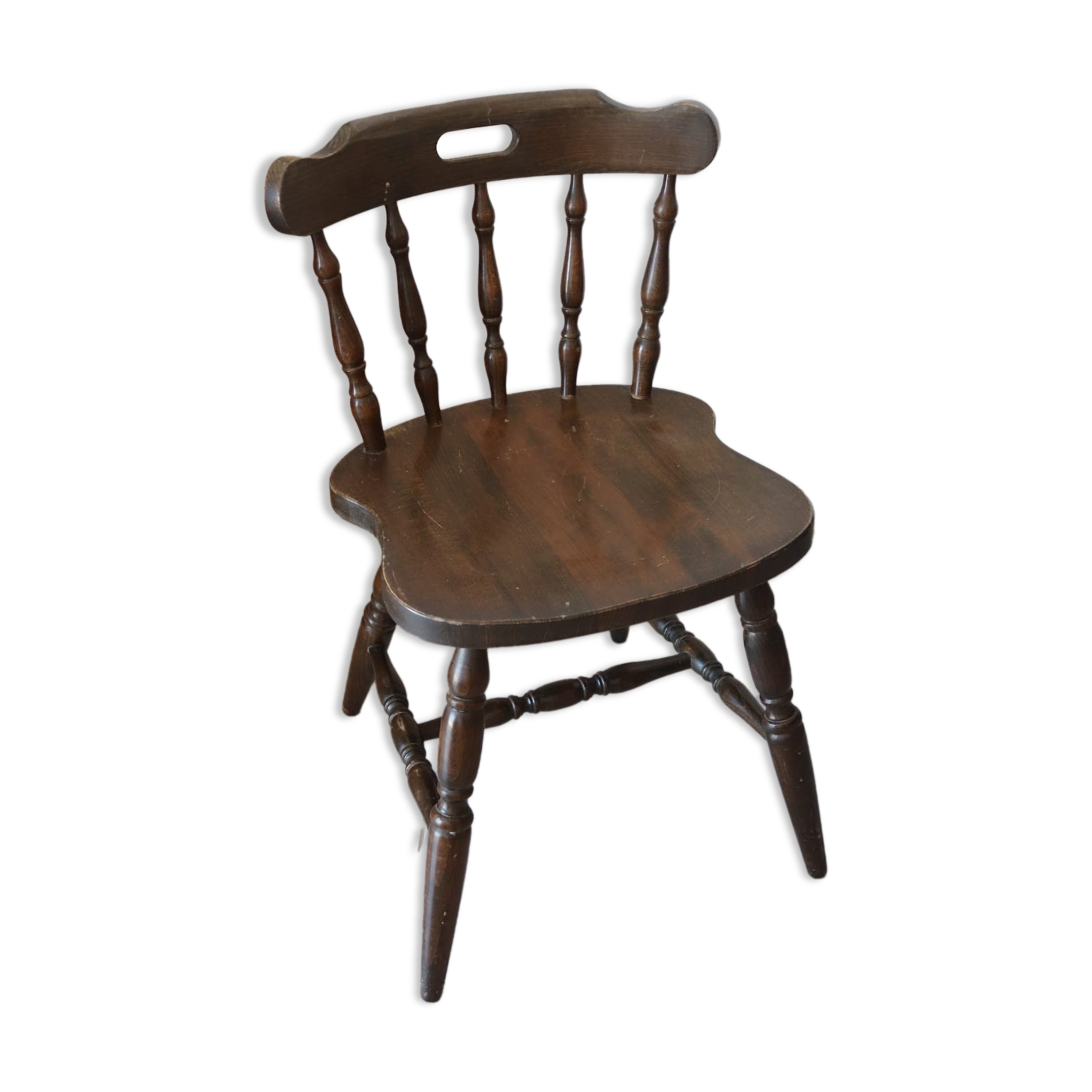 Chaise western de saloon vintage 1970/1980