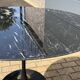 Original Knoll Tulip dining table (152cm) Nero Marquina glossy LIKE NEW!!