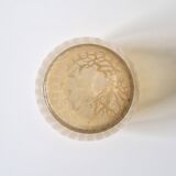 Tin crackle Sonoor vase by A.D. Copier for Leerdam, The Netherlands 1938