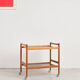 Dessert or bar cart, Dyrlund, mid-20th century design in teak.