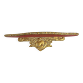 Console murale de style baroque en bois doré