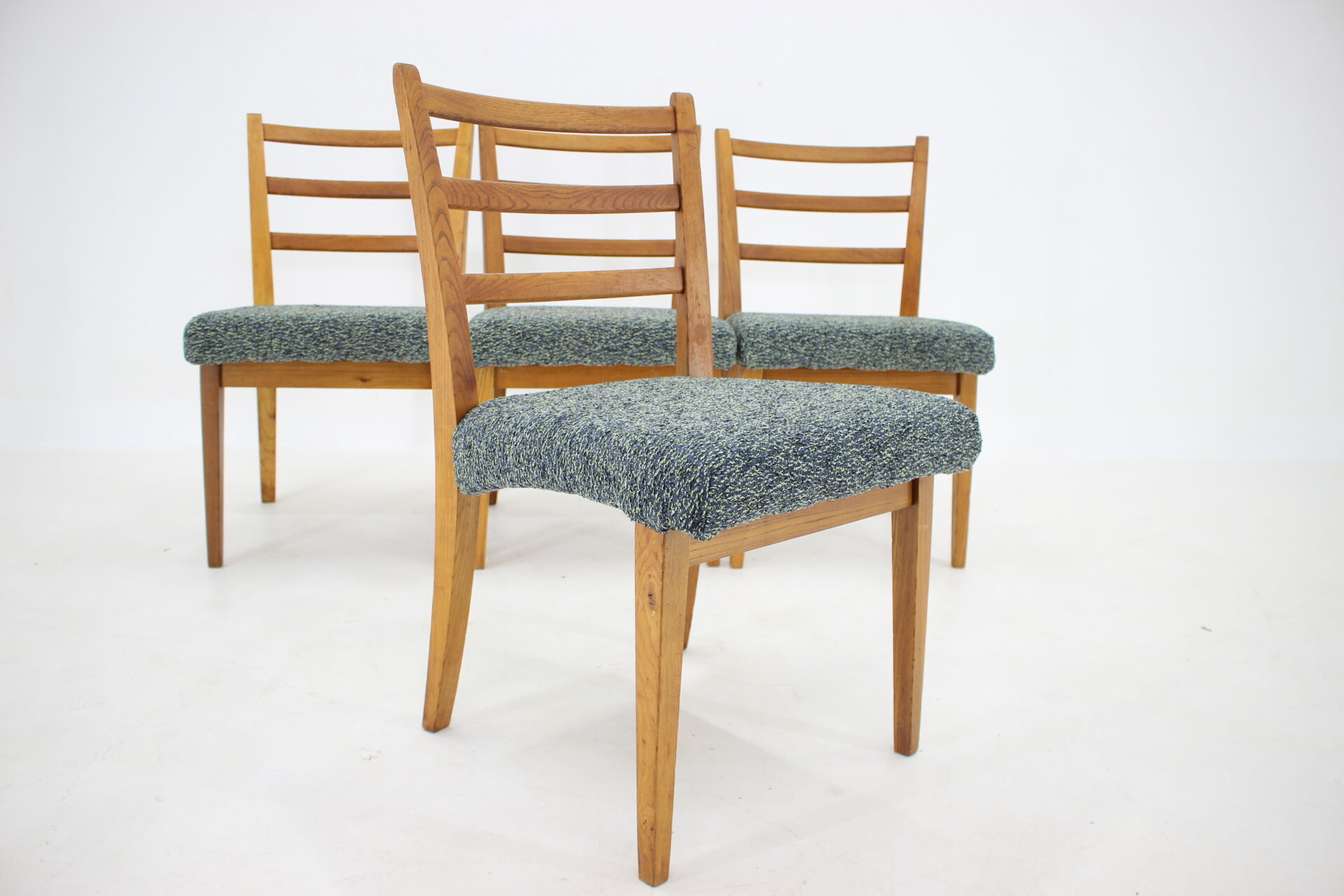 1960s Set of 4 Oak Dining Chairs ,Czechoslovakia