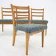 Ensemble des années 1960 de 4 chaises de salle à manger en chêne, Tchécoslovaquie