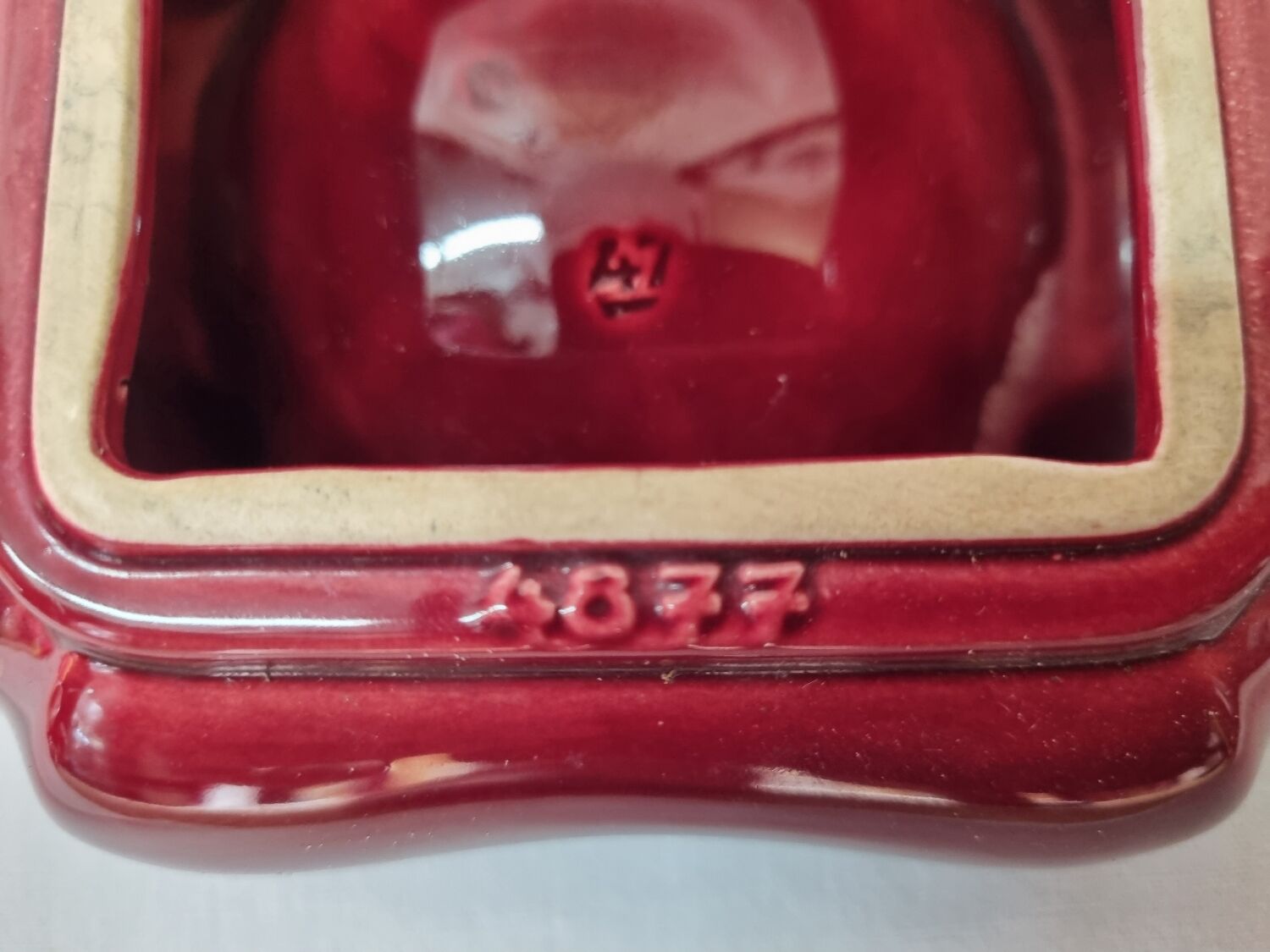 St Clément earthenware ashtray from 1950