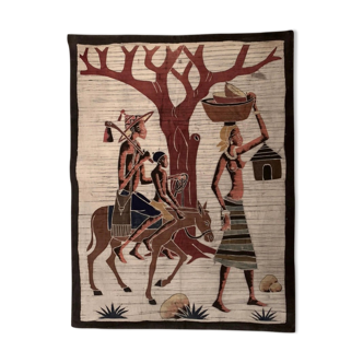 African Decorative Tapestry - Artisanal - Ivory Coast